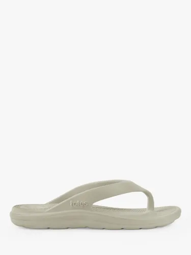 totes SOLBOUNCE Toe Post Sandals - Stone - Female
