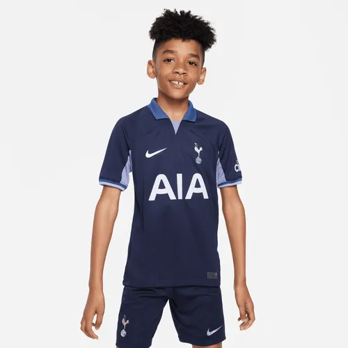 Tottenham Hotspur 2023/24 Stadium Away Older Kids' Nike Dri-FIT Football Shirt - Blue - Polyester