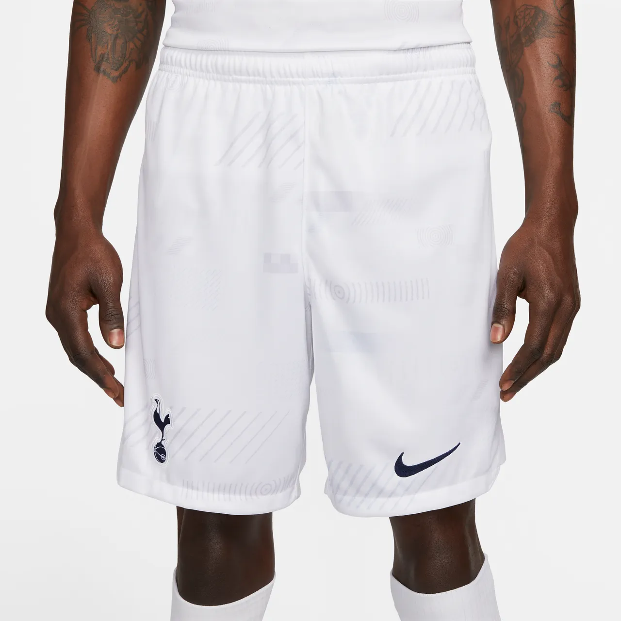 Tottenham Hotspur 2023/24 Stadium Home Men's Nike Dri-FIT Football Shorts - White - Polyester