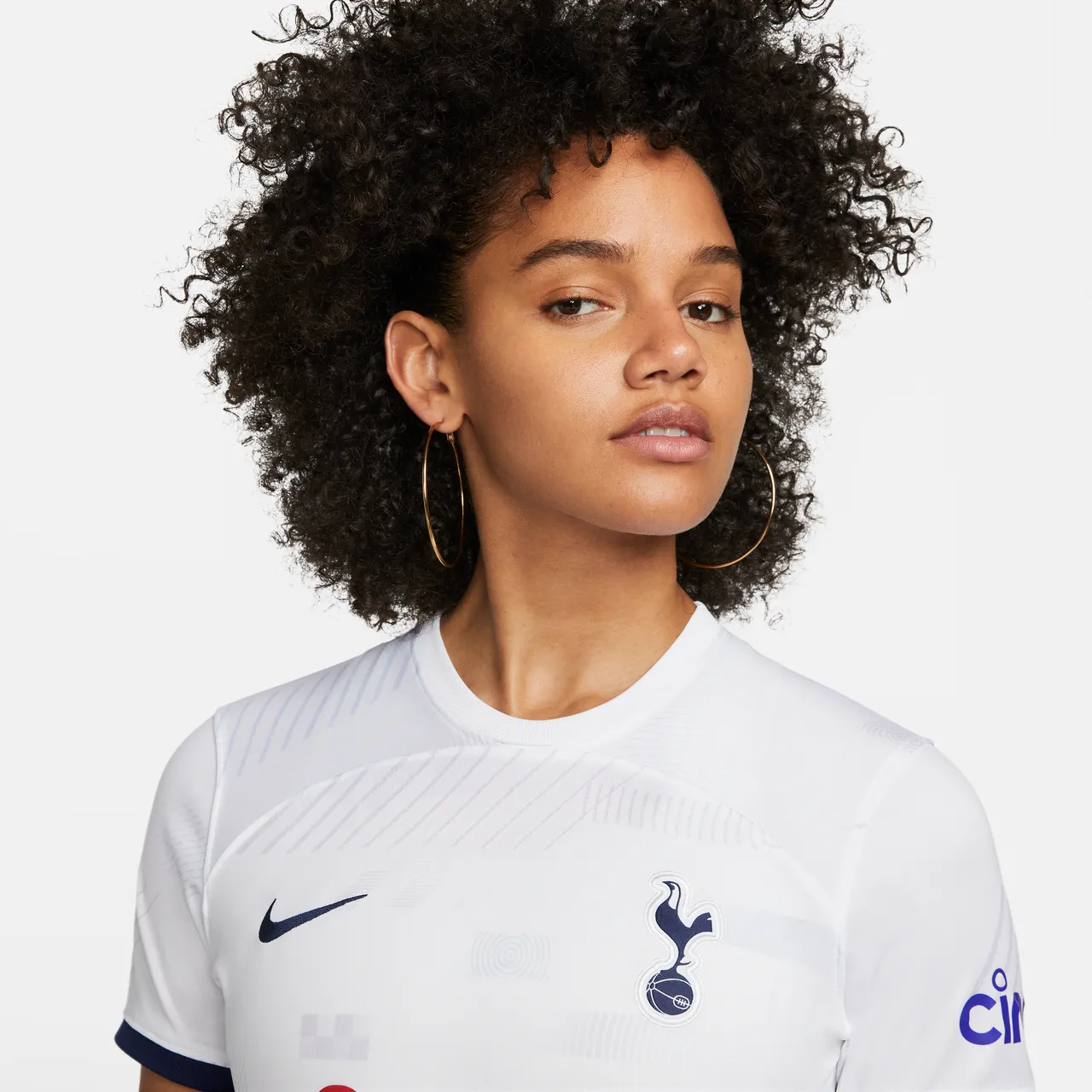 Tottenham Hotspur 2023/24 Stadium Home Women's Nike Dri-FIT Football Shirt - White - Polyester