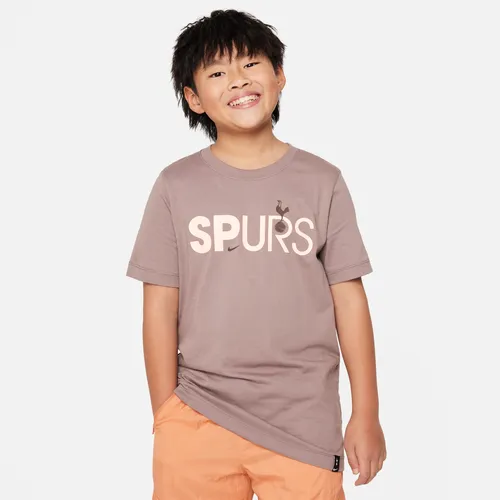 Tottenham Hotspur Mercurial Older Kids' Nike Football T-Shirt - Brown - Cotton