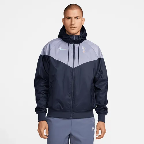 Tottenham Hotspur Sport Essentials Windrunner Men's Nike Hooded Football Jacket - Purple - Polyester