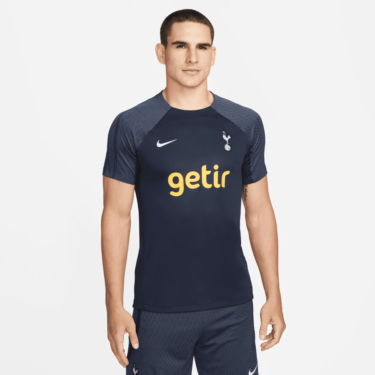 Tottenham Hotspur Strike Men's Nike Dri-FIT Knit Football Top - Blue - Polyester