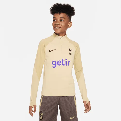 Tottenham Hotspur Strike Third Older Kids' Nike Dri-FIT Football Knit Drill Top - Brown - Polyester