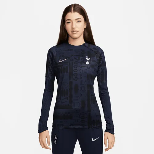 Tottenham Hotspur Strike Women's Nike Dri-FIT Football Drill Top - Blue - Polyester