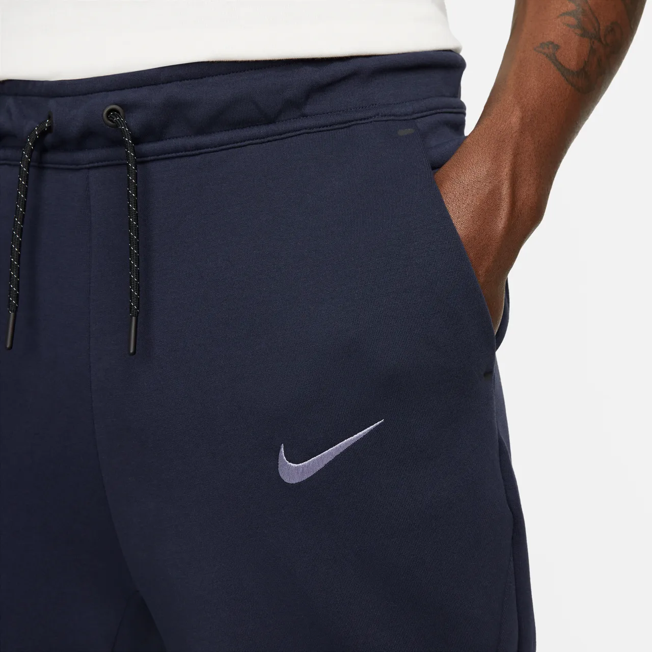 Tottenham Hotspur Tech Fleece Men's Nike Joggers - Blue - Cotton