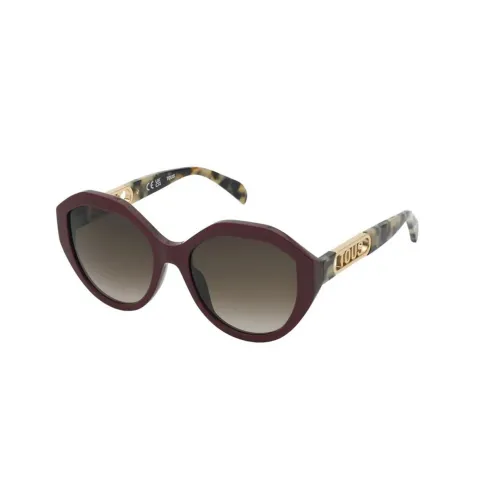 Tous , Shiny Bordeaux Sungles with Brown Gradient Lenses ,Red female, Sizes: