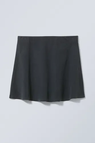 Trace Pull On Mini Skirt - Black