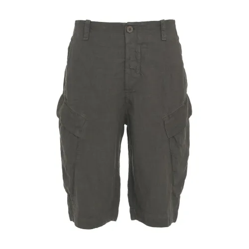 Transit , Grey Shorts for Men ,Gray male, Sizes: