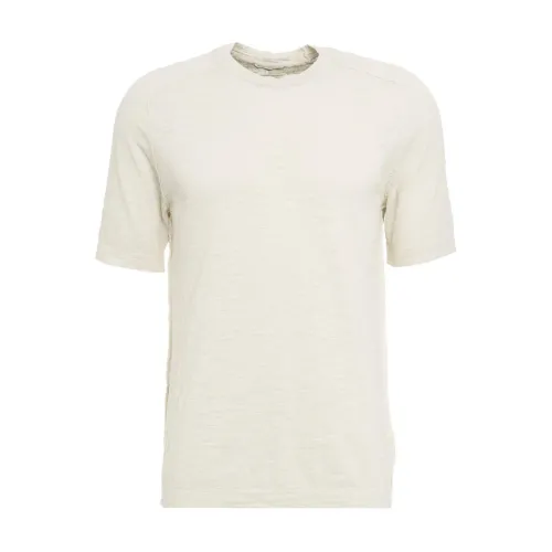 Transit , Stylish Men's T-Shirt in White ,White male, Sizes: