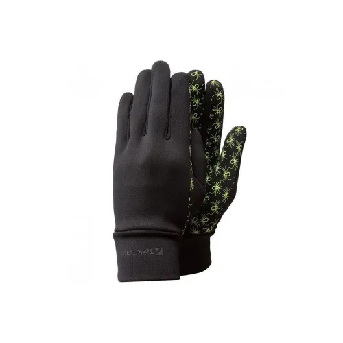 Trekmates Junior Stretch Grip Gloves: Black: L