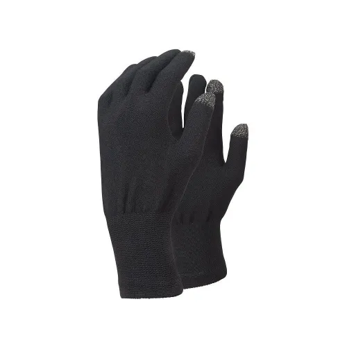 Trekmates Merino Touch Gloves: Black: XL