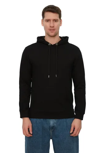 Trendyol Man Basics Regular fit Basic Hood Woven Sweatshirt
