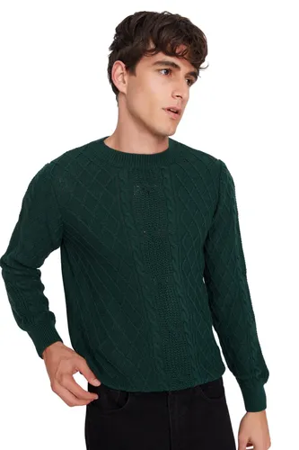 Trendyol Man Regular Basic Crew Neck Knitwear Sweater