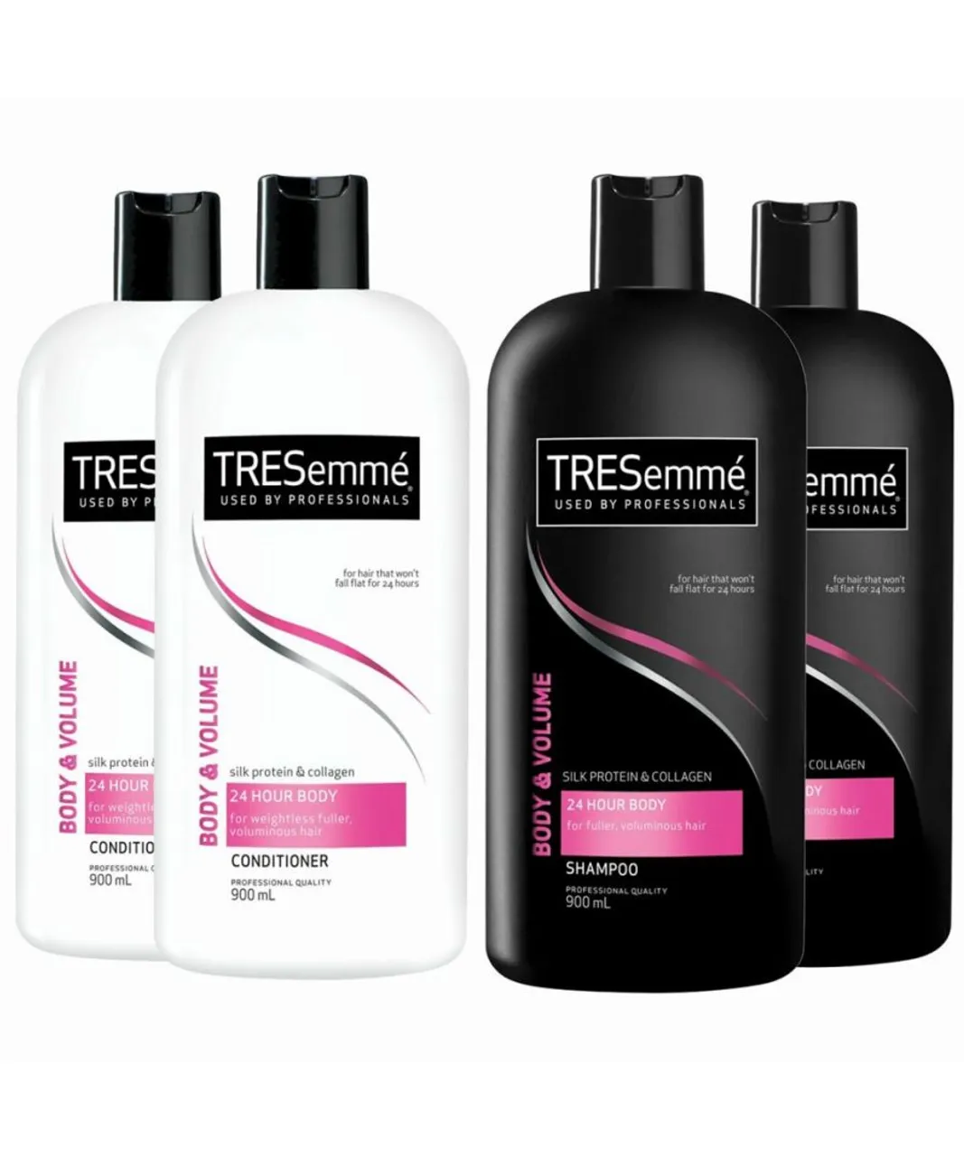 Tresemme Unisex 24 Hour Body Volume Pack of 2 Shampoo & Conditioner of 2, 900ml - NA - One Size