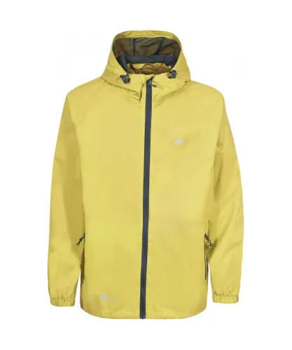 Trespass Boys Childrens/Kids Qikpac Waterproof Packaway Jacket - Yellow