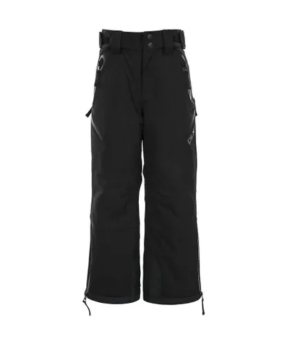 Trespass Boys Dozer DLX Ski Trousers - Black