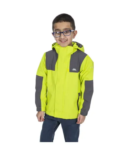 Trespass Boys Farpost TP50 Waterproof Windproof Jacket - Green