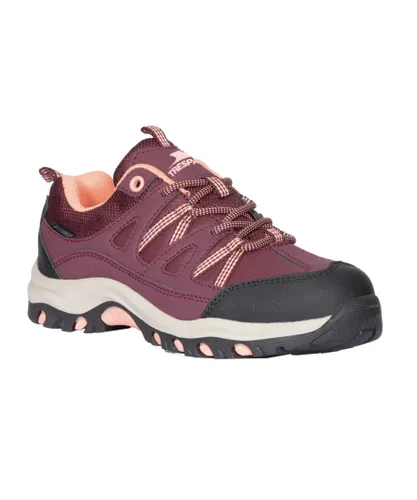 Trespass Boys & Girls Gillon Low Cut II Walking Shoes - Purple PU/Textile