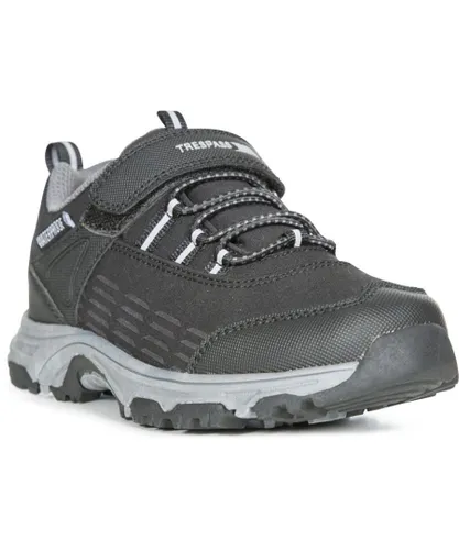Trespass Boys Harrelson Low Cut Lightweight Walking Shoes - Black