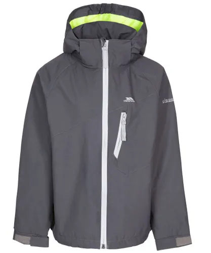 Trespass Boys Shinye Waterproof Jacket (Carbon) - Multicolour