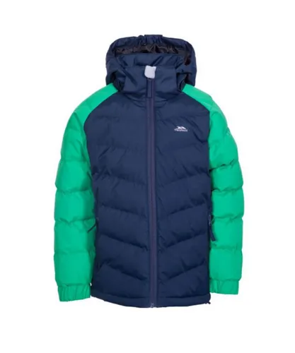 Trespass Childrens Boys Sidespin Waterproof Padded Jacket - Green