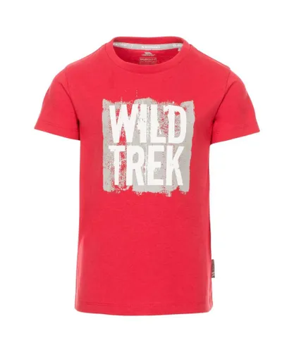 Trespass Childrens Boys Zealous T-Shirt - Red
