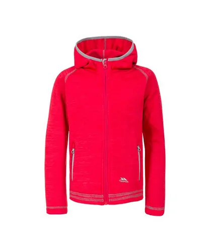 Trespass Childrens Girls Goodness Full Zip Hooded Fleece Jacket - Multicolour