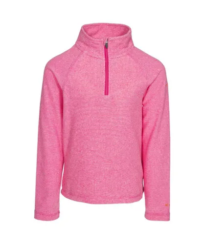 Trespass Childrens Girls Meadows Fleece (Pink Lady) - Size 7-8Y