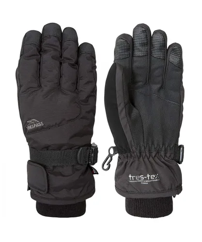 Trespass Childrens Unisex Childrens/Kids Ergon II Ski Gloves - Black - Size 8-9Y