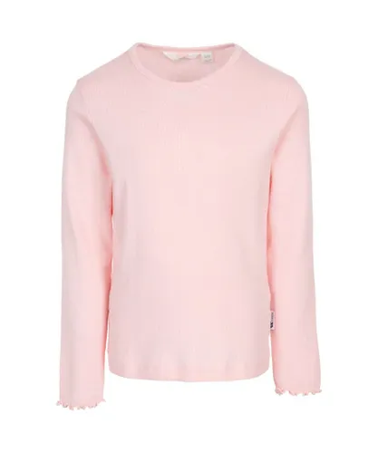 Trespass Girls Content Long-Sleeved T-Shirt (Candyfloss Pink) - Multicolour