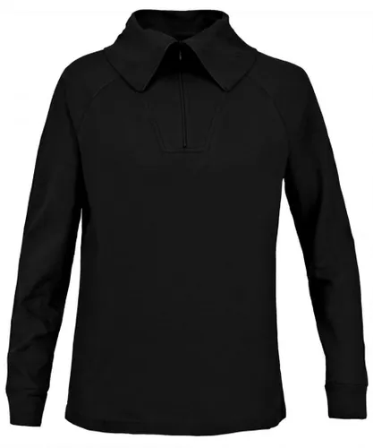 Trespass Girls DOLLO T-shirts-BLACK Cotton