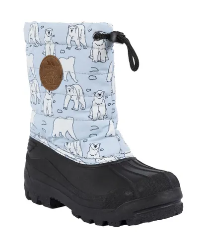 Trespass Girls Remy Insulated Winter Snow Boots - Blue
