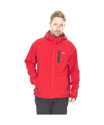 Trespass Mens Accelerator II Waterproof Breathable Softshell Jacket - Red
