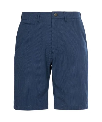 Trespass Mens Atom Casual Shorts (Navy Stripe) Cotton