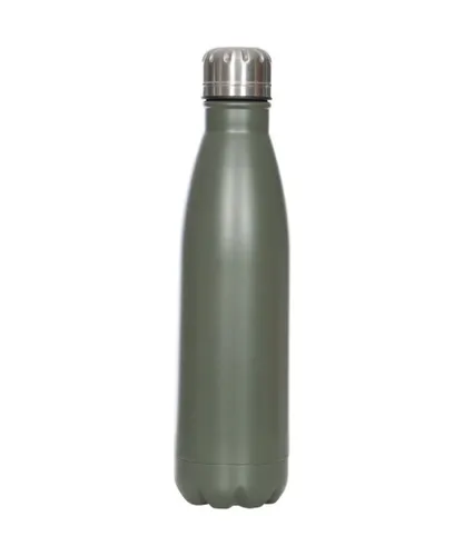 Trespass Mens Caddo Thermal Hot Cold Camping Drinking Flask - Green - One Size
