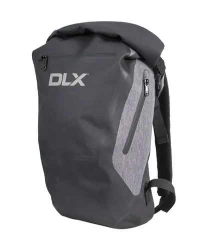 Trespass Mens Gentoo DLX Rolltop Waterproof Walking Backpack - Black - One Size