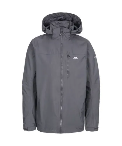 Trespass Mens Hamrand Breathable Waterproof Softshell Jacket - Grey