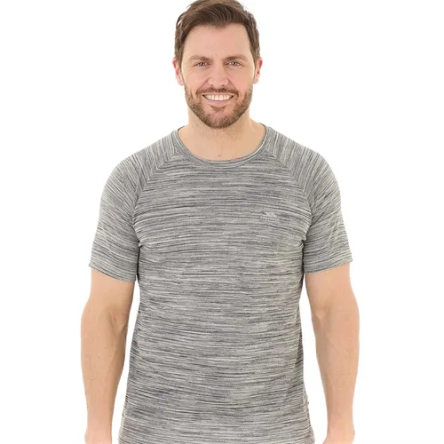 Trespass Mens Leecana Tech T-Shirt Grey Marl