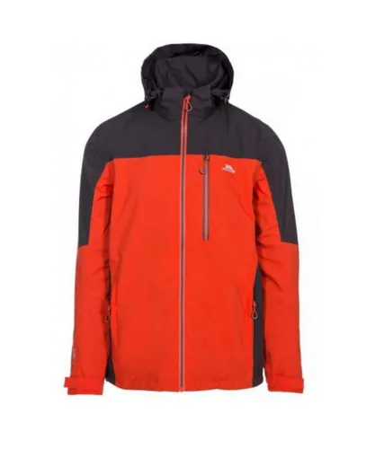 Trespass Mens Tappin Hooded Waterproof Jacket - Multicolour