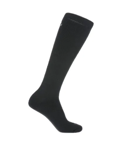 Trespass Mens & Womens/Ladies Tech Luxury Merino Wool Blend Ski Socks - Black