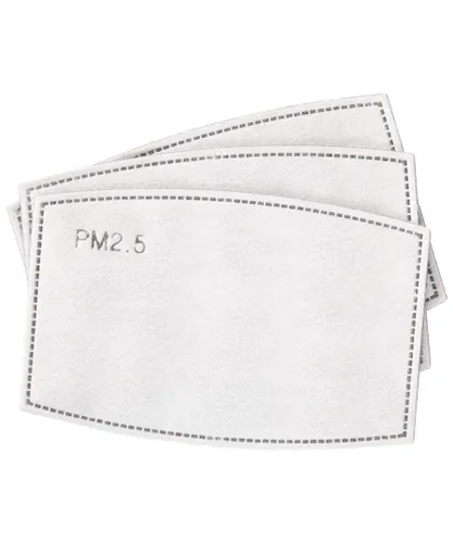 Trespass PM2.5 Face Mask Filters (Pack of 3) (White) - One