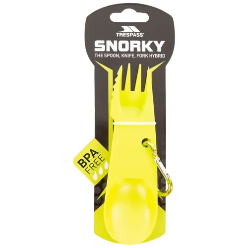 Trespass Snorky, Green, ONE SIZE, 3 in 1 Cutlery Utensil
