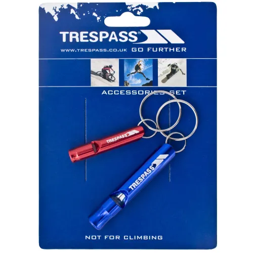 Trespass Unisex Blow X Whistle Keyring Set