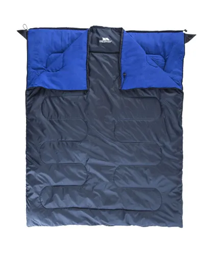 Trespass Unisex Catnap 3 Season Double Sleeping Bag - Navy Cotton - One Size