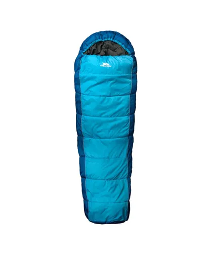 Trespass Unisex Echotec Hollow Fibre 4 Season Sleeping Bag - Blue Cotton - One Size