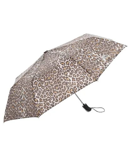 Trespass Unisex Maggiemay Automatic Umbrella (Leopard Print) - Multicolour - One Size
