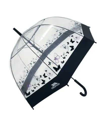 Trespass Unisex Papillon Clear Umbrella (Butterfly Print) - Multicolour - One Size