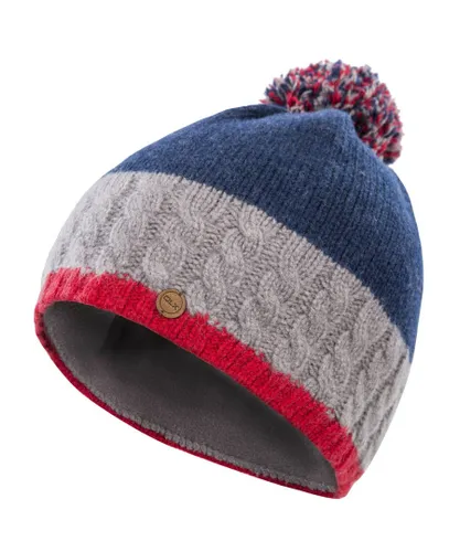 Trespass Unisex Sheeran Knitted Hat - Navy Wool (archived) - One