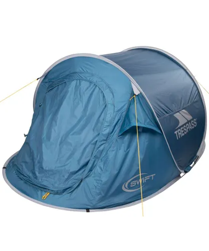 Trespass Unisex Swift 2 Patterned Pop-Up Tent (Rich Teal) - Blue - One Size
